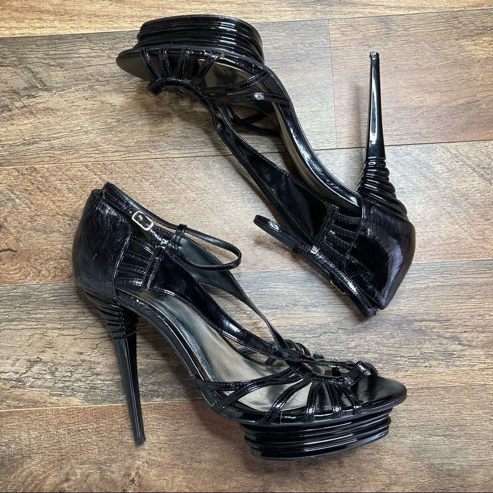 Sexy Black 5” Platform Stiletto Heels